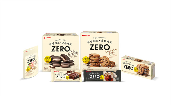 롯데제과가 무설탕 디저트 브랜드 ‘제로(ZERO)’를 론칭했다. 사진=롯데제과 제공