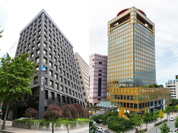 전북은행(왼쪽), 광주은행(오른쪽) 본점 / 사진 = JB금융그룹 
