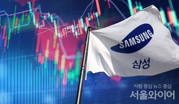 이재용 부회장의 실형 선고에 삼성그룹주들이 동반 하락세를 보였다. 사진=서울와이어 DB