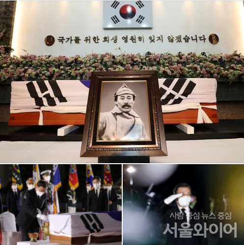 박수현 청와대 국민소통수석은 홍범도 장군의 유해 봉환과 관련한 뒷얘기를 페이스북을 통해 16일 전달했다. 사진=박수현 페이스북