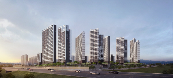 평택 지제역 동문 디 이스트 투시도. 투시도=동문건설 제공