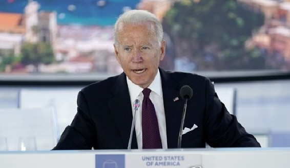 현지시간 20일 외신에 따르면 바이든 대통령은 이달 열린 온라인 정치자금 모금행사에서 재선 계획을 밝혔다.  사진=연합뉴스