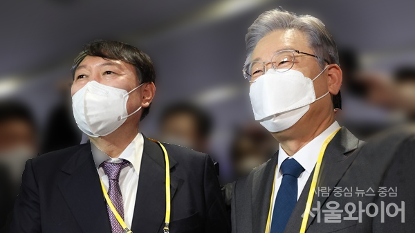 이재명 더불어민주당 대선후보와 윤석열 국민의힘 대선후보. [서울와이어 DB]