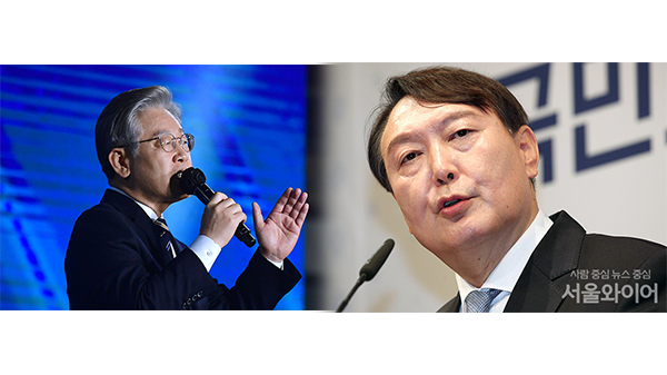 이재명 더불어민주당·윤석열 국민의힘 후보가 탈원정 정책을 놓고 의견이 충돌하고 있다. 사진=서울와이어 DB