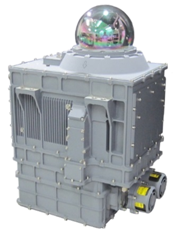 한화시스템이 국방과학연구소와 개발한 ‘지향성적외선방해장비 (DIRCM)’ 제품 형상 이미지. 사진=한화시스템 제공