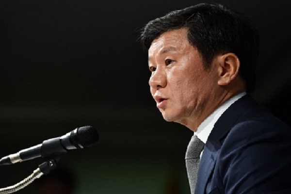 정몽규 HDC현대산업개발 회장이 조만간 거취를 표명할 것으로 보인다. 사진=대한축구협회 제공