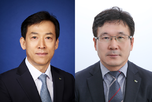 김충배 신임 전무이사(왼쪽), 한영찬 신임 상무이사(오른쪽). 사진=신용보증기금 제공