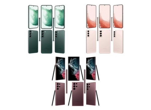 갤럭시 언팩 행사를 앞두고 갤럭시S22의 세부 정보 등이 대부분 공개됐다. 사진=에반 블래스 트위터 캡처