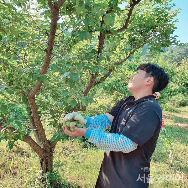 '청년 농부' 한태웅. 사진 출처=한태웅 인스타그램