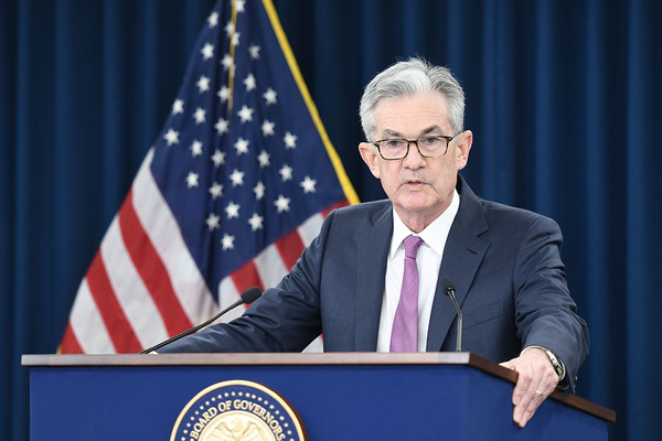 9월 미국 연방공개시장위원회(FOMC)에서 테이퍼링은 언급에 그쳤다. 국내 증시 전문가들은 11월 시행을 점친다. 사진은 제롬 파월 미국 연방준비제도(연준) 의장. 사진=연준 제공