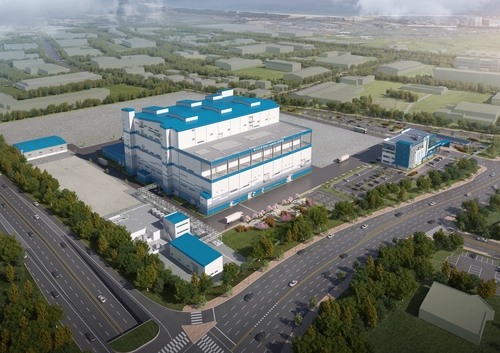 포스코케미칼이 포항에 짓는 양극재 공장 조감도. 사진=포스코케미칼 제공