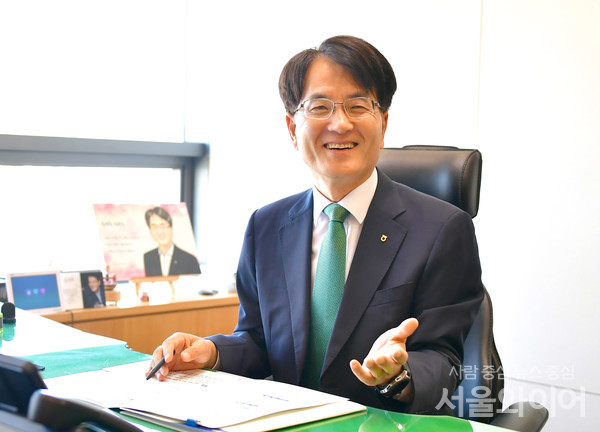 농협은행장 시절의 손병환 농협금융지주 회장. / 사진 = 서울와이어 DB