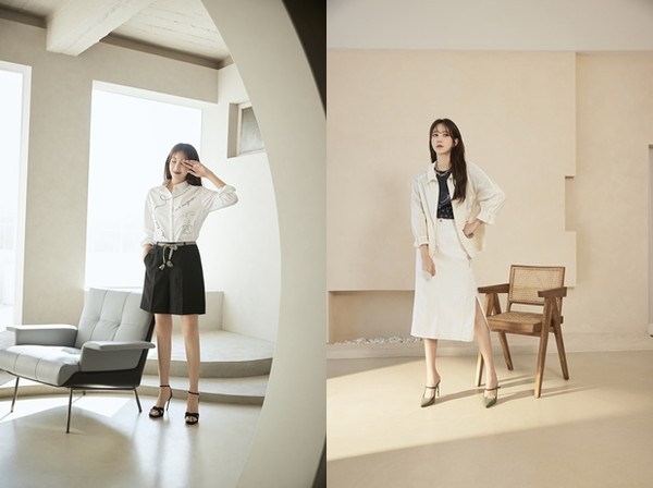 세정그룹의 여성복 브랜드 올리비아로렌은 우아하고 세련된 여성을 위한 코디를 추천했다. 사진=세정그룹 제공