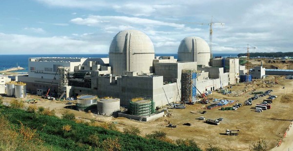 두산중공업의 원자로를 공급한 신한울 원자력 발전소. 사진=두산중공업 제공