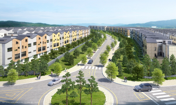 힐스테이트 양주옥정 파티오포레는 전용 84㎡C·I·L 3개 타입, 총 809가구다. 지상 1층~3층 필로티 구조가 적용되며, 커뮤니티 시설은 지하 1층~지상 2층 규모다. 자료=현대건설 제공