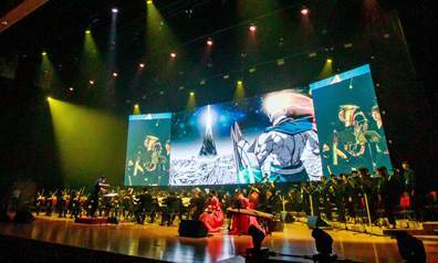 라이엇게임즈는 지난달 25~26일간 부산 벡스코 오디토리움에서 개최된 ‘리그 오브 레전드: 디 오케스트라 MSI 부산’을 개최했다. 사진=라이엇게임즈 제공