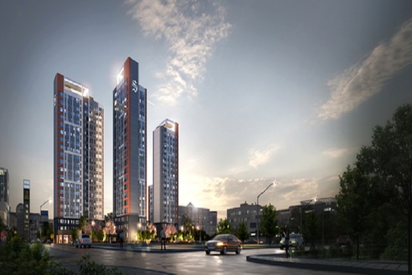 중흥토건이 수주한 부천 괴안동 가로주택정비사업 예상 조감도. 사진=중흥그룹 제공