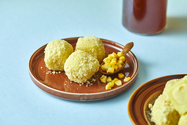 옥수수 앙절미. 사진=시루아네 제공