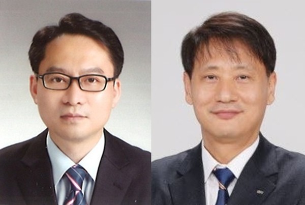 이일용 홈앤쇼핑 영업부문 대표이사(왼쪽), 이원섭 홈앤쇼핑 경영부문 대표이사. 사진=홈앤쇼핑 제공