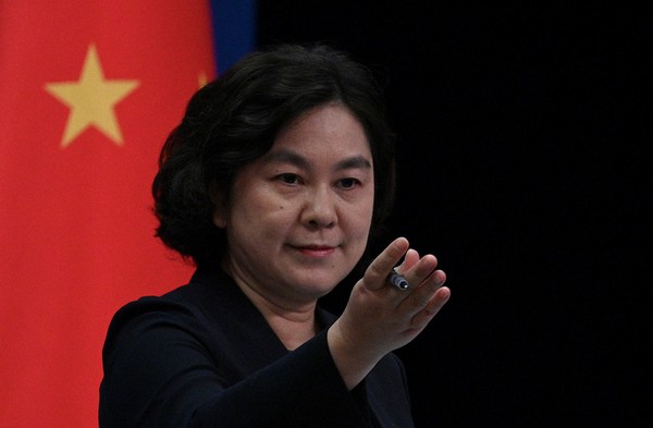 '중국의 입'으로 통하는 화춘잉 외교부 대변인 (사진  연합뉴스 제공)