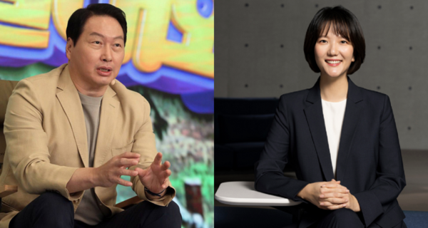 최태원 SK그룹 회장이 지난달 경기도 성남시 분당구에 위치한 네이버 신사옥 '1784'를 찾았다. 최태원 회장은 당시 최수연 네이버 대표와 부산엑스포 유치전 관련 메타버스사업 협력 방안을 논의했다. 사진=각 사 제공