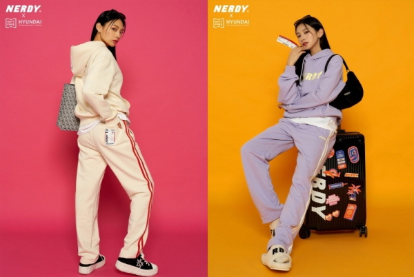 널디가 ‘면세패션 1번지’로 불리는 현대백화점면세점과 ‘여행’을 모티브로 한 한정판 컬래버 에디션을 출시했다. 사진=에이피알 제공