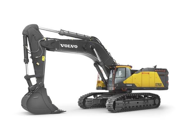 볼보건설기계가 최첨단 플래그십 모델인 초대형 100톤 크롤러 굴착기 EC950F를 국내 시장에 출시한다. 사진=볼보그룹코리아 제공