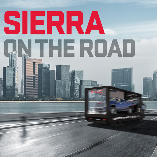 GMC가 풀사이즈 픽업트럭인 ‘시에라 드날리(Sierra Denali)’를 소개하는 ‘GMC 시에라 온 더 로드(GMC SIERRA on the road)’ 전시회를 진행한다고 28일 밝혔다. 사진=한국지엠 제공