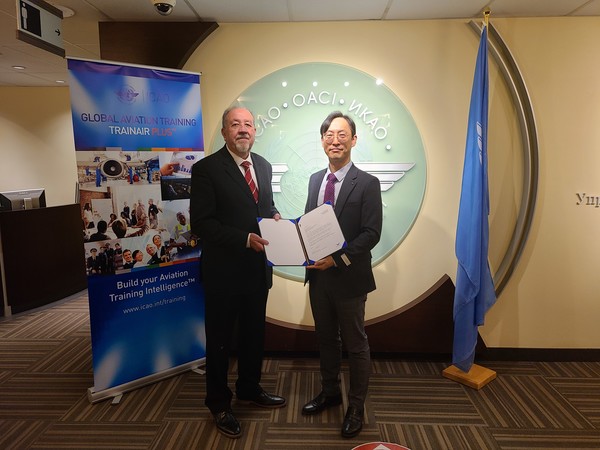 인천국제공항공사는 지난 5일(현지시간) 국제민간항공기구(ICAO)와 개발도상국 항공업계 여성인재 양성 프로그램 지원을 위한 업무 협약을 체결했다. 사진=인천국제공항공사 제공