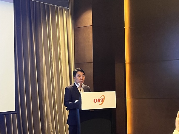 반도체 개발칩 신뢰성 분석 전문기업 큐알티가 18일 서울 여의도에서 기자간담회를 열고 코스닥 상장 이후 사업 전략과 비전을 발표했다. 사진은 김영부 큐알티 대표이사. 사진=김민수 기자