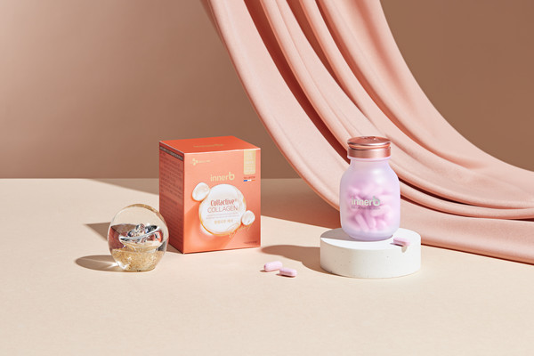 CJ웰케어가 피부 건강기능식품 '이너비 콜렉티브 콜라겐'을 오는 26일 롯데홈쇼핑에서 첫 출시한다. 사진=CJ제일제당 제공
