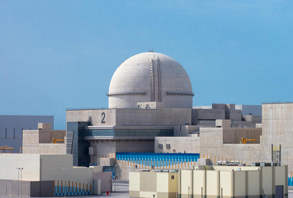 한국전력공사(한전)가 처음으로 수주에 성공한 아랍에미리트(UAE) 바라카 원자력발전. 사진=한국전력 제공