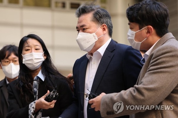 유동규 전 성남도시개발공사 기획본부장이 법정에 출석는 모습. 사진=연합뉴스