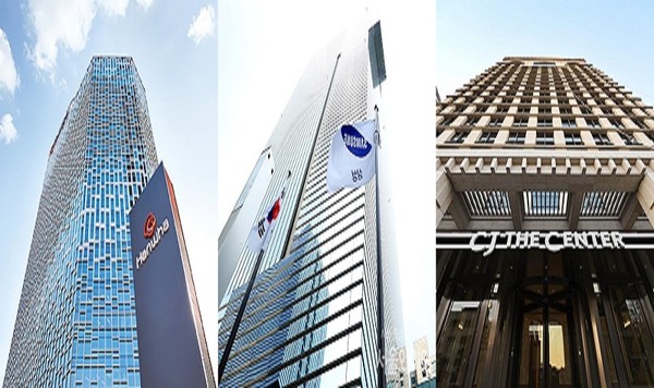 지난해 삼성전자 CJ 등이 임원 직급을 기존 대비 줄였고, 올해는 한화가 임원 호칭을 담당·사업부장 등 수행하는 직책에 맞게 변경했다. 사진=각 사 제공