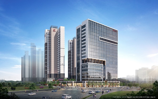 힐스테이트 동탄 르센텀 오피스 투시도