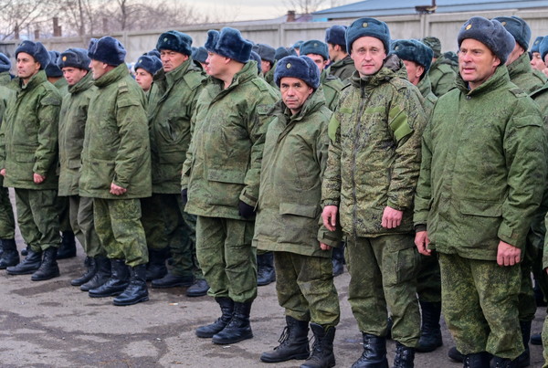 우크라이나 전선에 투입된 러시아  징집병들 (사진 타스=연합뉴스)