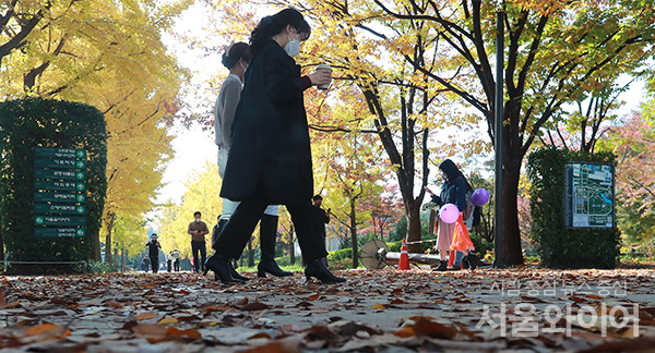 서울 성동구 소재 서울숲에서 시민들이 야외활동을 하고 있다. 사진=서울와이어 DB