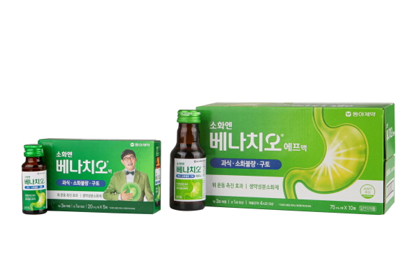 동아제약 생양ㄱ 성분 위운동 소화제 베나치오가 다양한 라인업으로 소비자 선택의 폭을 넓히고 있다. 사진=동아제약 제공