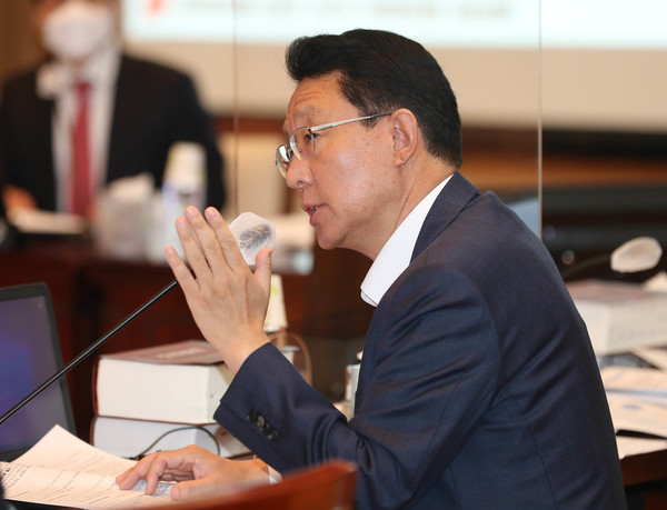 김상훈 국민의힘 비상대책위원이 발언하고 있다. 사진=연합뉴스 제공