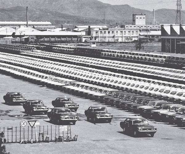 1970년대 신진자동차 부평공장. 사진=연합뉴스