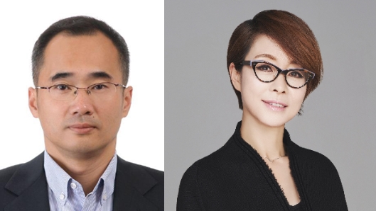 삼성전자가 5일 2023년 정기 임원인사를 단행했다. 왼쪽부터 김우준 네트워크사업부장 사장, 이영희 글로벌마케팅실장 사장. 사진=삼성전자 제공