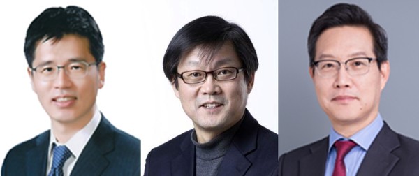 왼쪽부터 백수현 DX부문 커뮤니케이션팀장 사장, 박승희 CR담당 사장, 양걸 중국전략협력실 사장 사진=삼성전자 제공