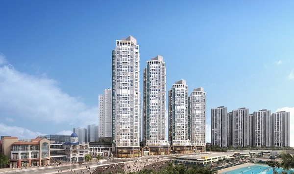 '시화MTV 푸르지오 디오션' 투시도.