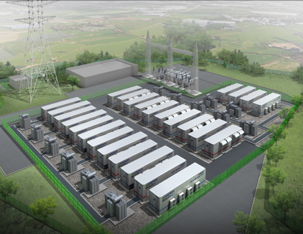현대일렉트릭이 대형 에너지저장장치(ESS) 프로젝트 수주에 성공했다. 창사 이래 최대규모로 회사는 한전 신남원 변전소 가동 시점에 맞춰 ESS를 공급할 예정이다. 사진은 현대일렉트릭이 한전 제주 금약 변전소에 공급한 ESS 조감도. 사진=현대중공업그룹 제공