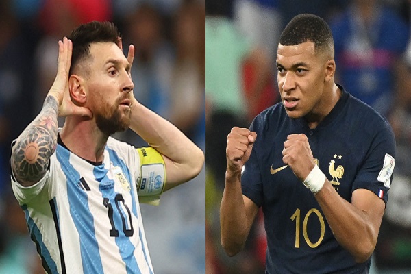 (왼쪽) 리오넬 메시의 아르헨티나와 킬리안 음바페(오른쪽)의 프랑스가 2022 카타르 월드컵 결승전에서 맞붙는다. 사진=연합뉴스 제공