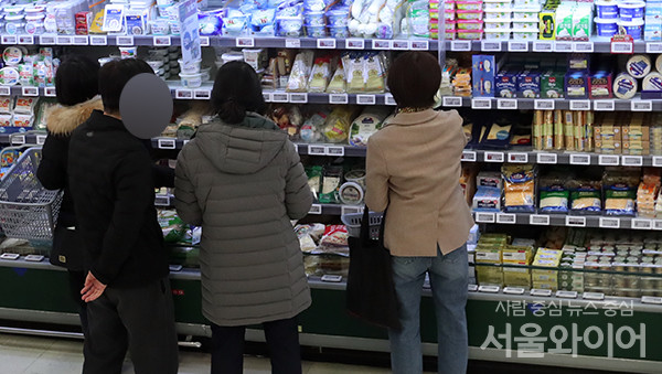 시민들이 대형마트에서 장을 보고 있다. 사진=서울와이어 DB