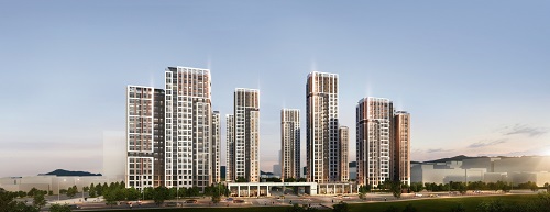 엘리프 아산탕정 투시도. 사진=계룡건설 컨소시엄 제공