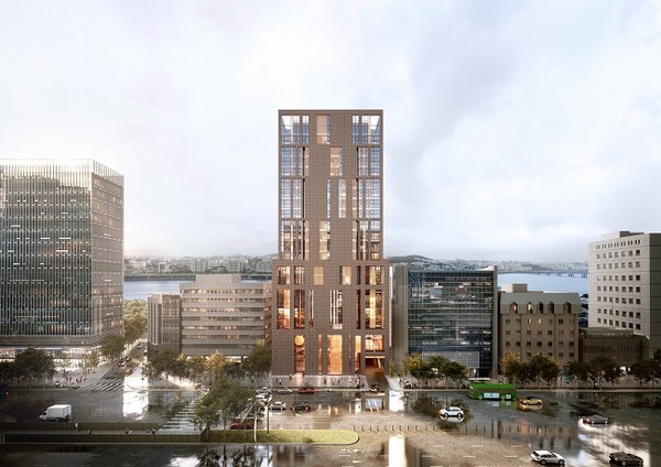 명품 테라스하우스 '토브 청담' 투시도.