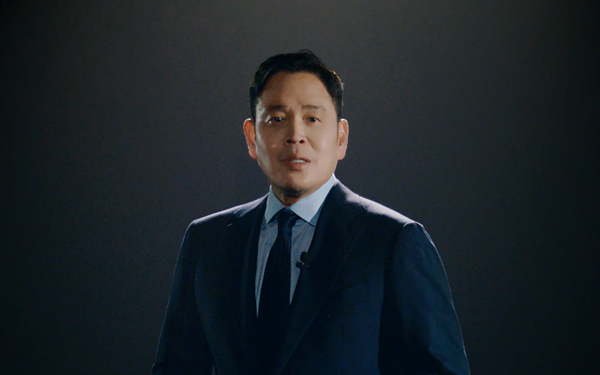 정용진 신세계그룹 부회장이 2023년 신년사를 발표하고 있다. 사진=신세계그룹 제공