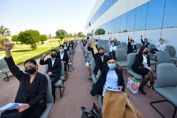 쿠웨이트항공이 지난해 11월 스페인 마드리드에서 연 채용행사에서 여성 지원자 신체 평가 중 옷을 벗게해 논란이다. 사진은 기사와 관련 없음. 쿠웨이트항공 홈페이지